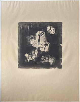 une image représentant un dessin en noir et blanc d'un homme assis sur une chaise