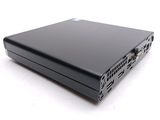 a black laptop computer sitting on top of a white table