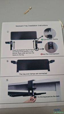 two instructions on how to install a wall mounted tv