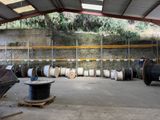 a large room with a lot of different types of wires