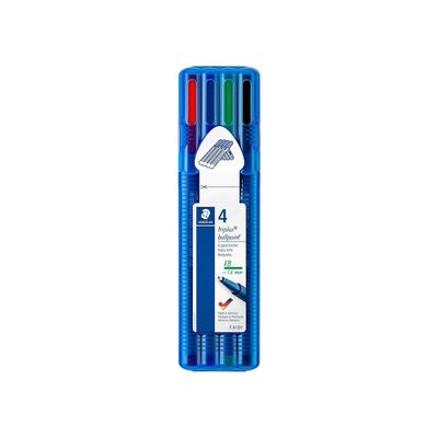 Lot de 4 - STAEDTLER - Stylos-bille triplus ballpoint - Poin…