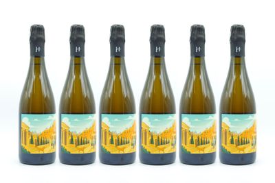 quatre bouteilles de vin sont alignées sur un fond blanc