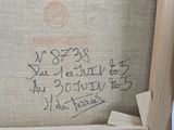 a picture of a piece of wood with writing on it
