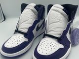nike air jordan 1 mid ' white / blue - black - white '