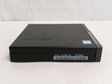 an image of a black dvd player sitting on a white surface