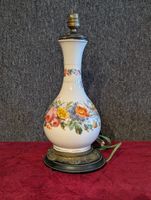 Lampe Style NIII, réservoir en porcelaine décoré de fleurs (photo 2)