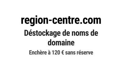 Nom de domaine region-centre.com.