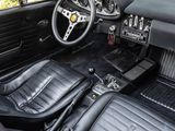 the interior of a classic car is clean and ready to be driven