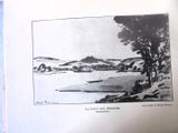 une photo d'un livre sur lequel figure l'image d'un lac