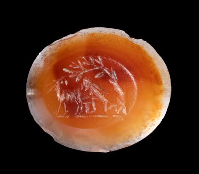 INTAILLE ROMAINE Agate cornaline