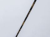 a close up of a hockey stick on a white surface