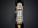 an image of a woman ' s wrist watch with diamonds on it