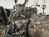a truck engine that is sitting on a pallet
