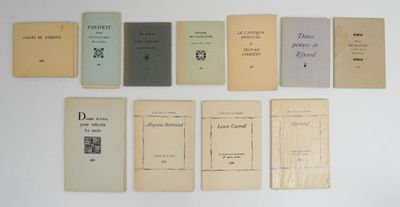 a lot of old books on the table together