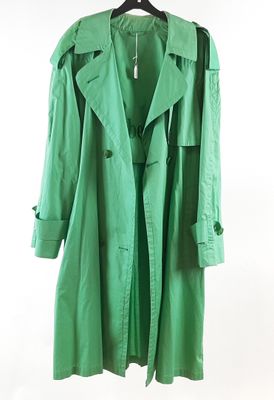 BURBERRYS. Trench long Vintage vert prairie.