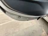 a close up of a door handle on a car