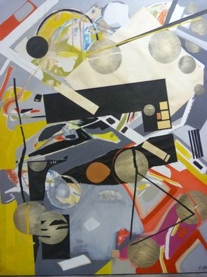 KANDINSKY (dans le goût de ) - "Composition abstraite".