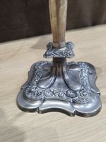 Paire de candélabres anglais en métal argenté à cinq lumière… (photo 4)