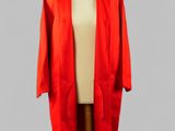 an image of a red coat on a mannequin mannequin