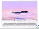 une image représentant un ordinateur portable blanc dont l'écran affiche un ciel en arrière-plan