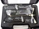 a black case with a set of tools in it
