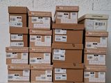 several boxes stacked on top of each other on a table