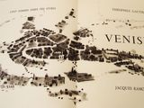 a picture of a book with a map of venice on it