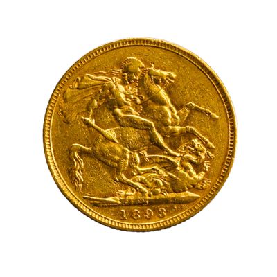 une image représentant une pièce d'or sur laquelle figure un homme à cheval