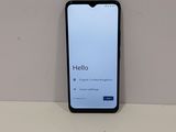 the back of a phone with a hello button on the screen