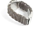 wrist watch on a white background with a chain around it