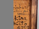 an image of a picture of a piece of wood with writing on it