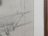 drawing of a woman with a gun in her hand