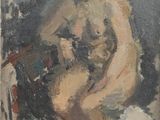 l'image d'un tableau représentant une femme nue assise sur une chaise