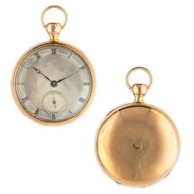Montre DE Poche Anonyme EN OR, Avec RÉPÉTition Des Heures ET…