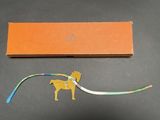 a toy horse that is attached to a box