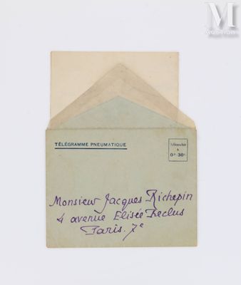 [AUTOGRAPHES] [AUTOGRAPHES] Lettre adressée à Pierre Louys, …