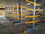 warehouse shelving racking in a large warehouse with lots of shelves