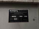 a sign on the door of a train that says europa