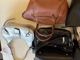 many different types of bags on a table