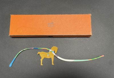 a toy horse that is attached to a box