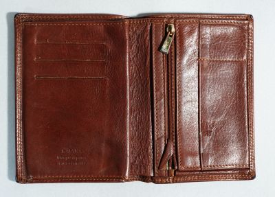 KATANA Portefeuille en cuir marron