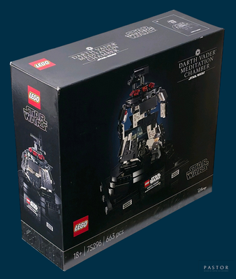 une boîte noire contenant un robot Lego