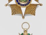 three medals of the order of merit of the order of the order of the order of the order of the order of the order of the crown of the order of