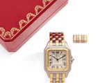 une photo d'une montre Cartier et d'un bracelet Cartier