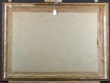 a picture of a painting on a easel in a room