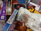 a pile of assorted items in a plastic bag