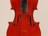 an old violin with a bow on a white background