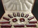 a box of sausages that are in the shape of a sun