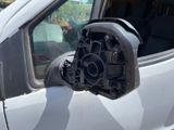 a close up of a car ' s side view mirror