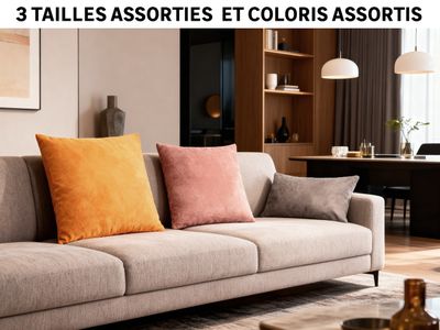 Lot DE 340 Housses DE Coussin Cintrees Assortis EN Coloris E…